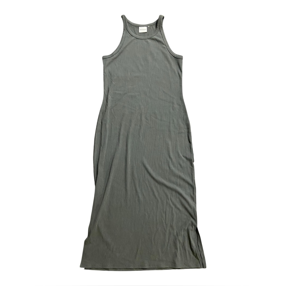 Richer Poorer large vintage rib midi dressโ tank with slit vintage pale green